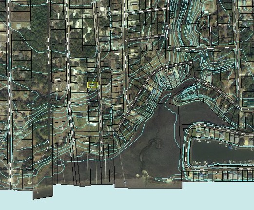  This map shows the B&K subdivision on Andrews Drive.