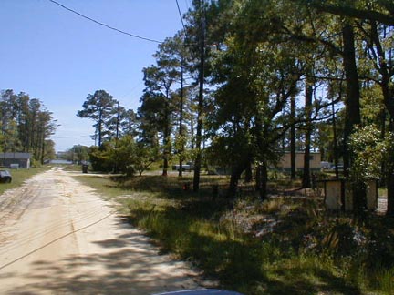  This is the view of the waterway from the front of the lot. The house in the distance is on Holden beach.