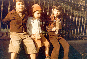 This is me and my two older brothers.