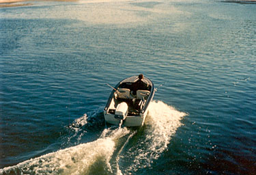 This is me boating.
