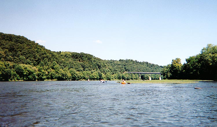 Blue Juniata River.