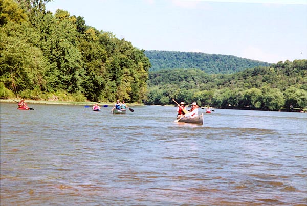 Blue Juniata River.