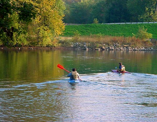 Blue Juniata River  Newton Rapids.