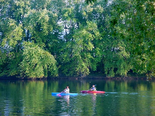 Blue Juniata River  Newton Rapids.