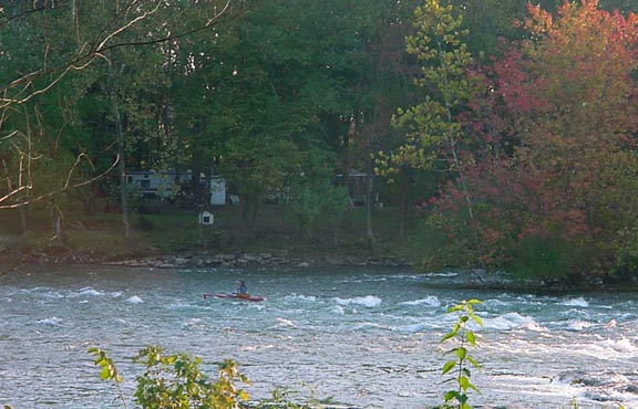 Blue Juniata River  Newton Rapids.
