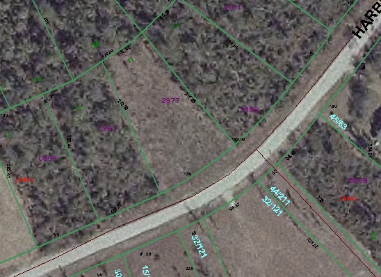 Map showing location of the lot in developement.