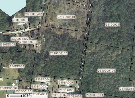  County GIS information about the area. 