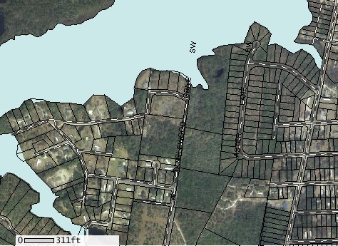  County GIS information about the area. 